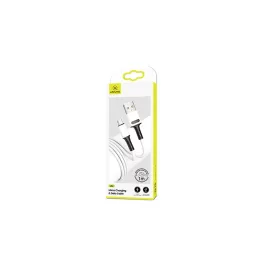   USAMS U52 microUSB 2A Fast Charge kábel 1m fehér SJ435USB01 (US-SJ435)