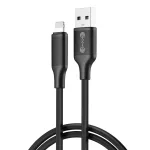 XO NB265 USB–Lightning kábel 1,0 m 2,4 A fekete
