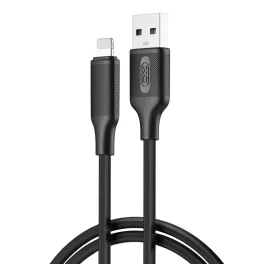 XO NB265 USB–Lightning kábel 1,0 m 2,4 A fekete