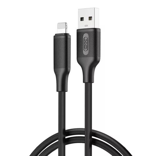 XO NB265 USB–Lightning kábel 1,0 m 2,4 A fekete