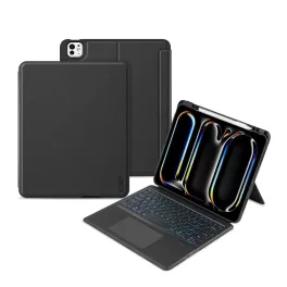   TECH-PROTECT SCMAG toll + billentyűzet iPad Pro 13” készülékhez 7 / 8 / 2024-2025 fekete