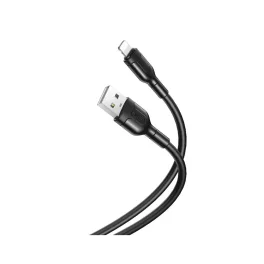 XO NB212 USB–Lightning kábel 1,0 m (2,1A), fekete