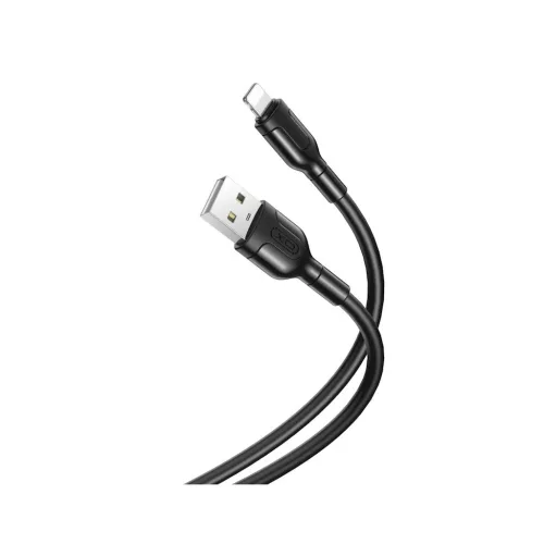 XO NB212 USB–Lightning kábel 1,0 m (2,1A), fekete