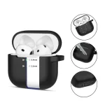 Tech-Protect Silicone Hook tok Apple AirPods 4 készülékhez Fekete