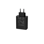 MCD-1252 Motorola TurboPower Duo 2xUSB-C 125W utazó töltő + USB-C/USB-C adatkábel fekete