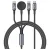 USAMS Huan Series SJ754 72W USB-C to USB-C + USB-C kábel és vezeték nélküli töltő óra készülékhez