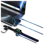 USAMS Huan Series SJ754 72W USB-C to USB-C + USB-C kábel és vezeték nélküli töltő óra készülékhez