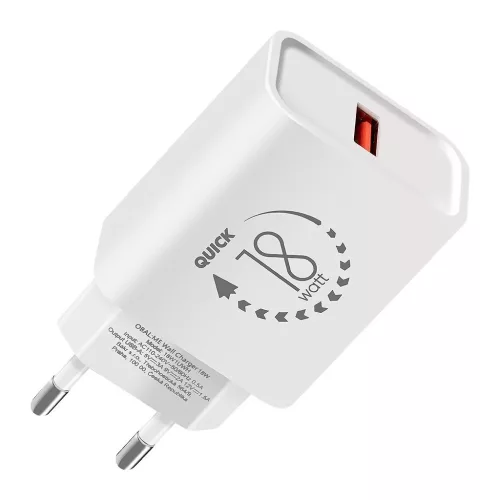 OBAL:ME fal töltő USB-A 18W fehér