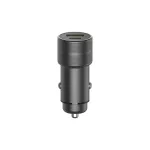 ENERGEA autós töltő 1xUSB+1xUSB-C PD-QC3.0 38W pisztolyszürke Alu Drive PD20+