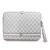 DKNY PU bőr Checkered Pattern and Stripe Laptop Tok 15/16" bézs