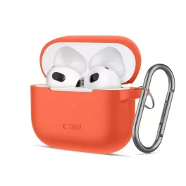   TECH-PROTECT szilikon kampó – APPLE AIRPODS 3 készülékhez neon narancs