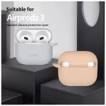 TECH-PROTECT szilikon kampó – APPLE AIRPODS 3 készülékhez neon narancs