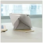 Tok UNIQ Camden Click iPad 11" A16 (2025) készülékhez / iPad 10.9" 10 gen. (2022) készülékhez szürke
