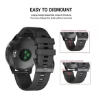 TECH-PROTECT SMOOTH Garmin Fenix 5/6/6 PRO/7 készülékhez szíj fekete