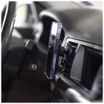 Forever MACH-100 mágneses autós telefontartó szellőzőrácshoz vezeték nélküli töltéssel 15W fekete