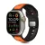 TECH-PROTECT ICONBAND LINE Apple Watch 8/9/10/11/SE/ULTRA készülékhez védőtok (44/45/46/49 mm) fekete/narancs