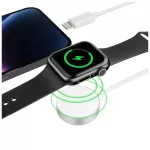 Tech-Protect UltraBoost 2in1 kábel Lightning + Apple Watch töltő 150cm White