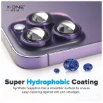 X-ONE Sapphire Camera Armor Pro kameravédő iPhone 17 Pro készülékhez ezüst