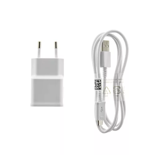 EP-TA50EWE + ECB-DU4AWE Samsung 8W utazó töltő + microUSB adatkábel fehér