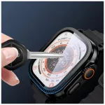 Edzett üveg Tech‑Protect Glass Ring 2-PACK Apple Watch Ultra 1/2/3 készülékhez (49 MM) titán
