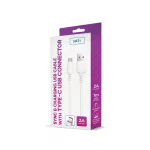 Új Setty USB–USB-C kábel 1,0 m 2A fehér