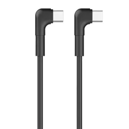   Maxlife MXUC-09 derékszögű USB-C–USB-C kábel 1,0 m 60W fekete