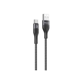 YESIDO CA121 18W USB/Type-C kábel 1 m 2 A fekete