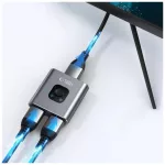Tech-Protect szürke HB07 HUB 2in1 HDMI 4K Adapter