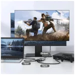 Tech-Protect szürke HB07 HUB 2in1 HDMI 4K Adapter
