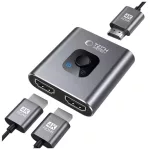 Tech-Protect szürke HB07 HUB 2in1 HDMI 4K Adapter