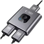 Tech-Protect szürke HB07 HUB 2in1 HDMI 4K Adapter