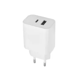 Maxlife MXTC-06 PD QC 20W töltő 1x USB-C, 1x USB fehér