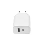 Maxlife MXTC-06 PD QC 20W töltő 1x USB-C, 1x USB fehér