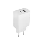 Maxlife MXTC-06 PD QC 20W töltő 1x USB-C, 1x USB fehér