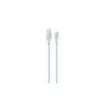 USAMS Lightning töltőkábel 2.4A 1.2m Fast Charging Lithe Series zöld SJ565USB04 (US-SJ565)
