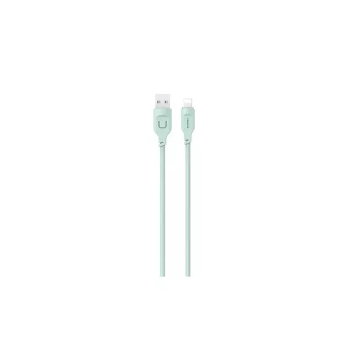 USAMS Lightning töltőkábel 2.4A 1.2m Fast Charging Lithe Series zöld SJ565USB04 (US-SJ565)