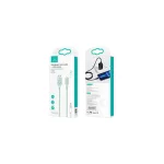 USAMS Lightning töltőkábel 2.4A 1.2m Fast Charging Lithe Series zöld SJ565USB04 (US-SJ565)