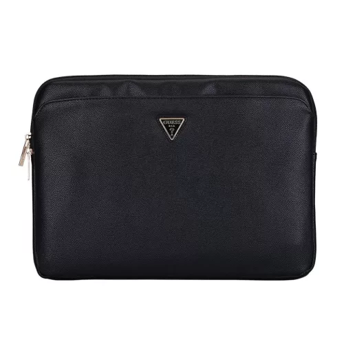 Guess PU Grained Triangle Logo tok Notebook 14" készülékhez fekete