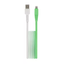   Setty USB–Lightning kábel 1,5 m 2,4 A KGA-L-1.52420 színátmenetes menta-fehér
