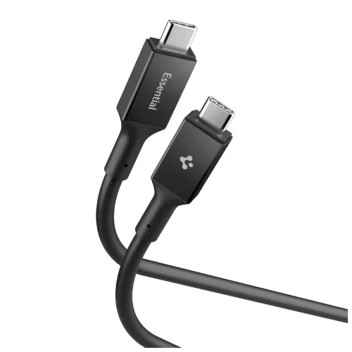 SPIGEN EB24012CC ESSENTIAL TYPE-C kábel 240W 120CM fekete
