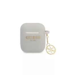   CG MOBILE GUESS CHARMS szilikon tok (telefondísz) VILÁGOSSZÜRKE Apple AirPods/AirPods 2 (GUA2LSC4EG)