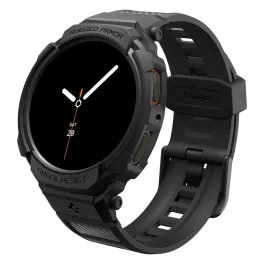   SPIGEN RUGGED ARMOR PRO Samsung Galaxy Watch 8 (40 MM) készülékhez tok, matt fekete