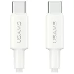 USAMS U90 kábel 60W USB-C to USB-C fehér