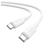 USAMS U90 kábel 60W USB-C to USB-C fehér