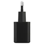 Fali töltő Bazic Goport Velox Kit 1xUSB-C 1xUSB-A GaN 35W kábellel fekete