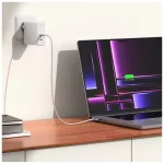 SPIGEN ARCSTATION PRO GAN-1402 2-PORT hálózati töltő 140W fehér