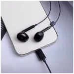 Maxlife vezetékes fülhallgató MXEP-04 USB-C fekete