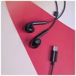 Maxlife vezetékes fülhallgató MXEP-04 USB-C fekete