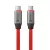 Tactical Fat Man 2.0 kábel USB-C/USB-C 1m piros
