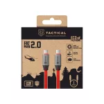 Tactical Fat Man 2.0 kábel USB-C/USB-C 1m piros